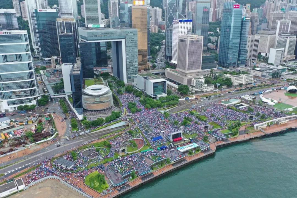 世茂集团董事局主席许荣茂：维护法治，反对暴力，守护香港美好家园