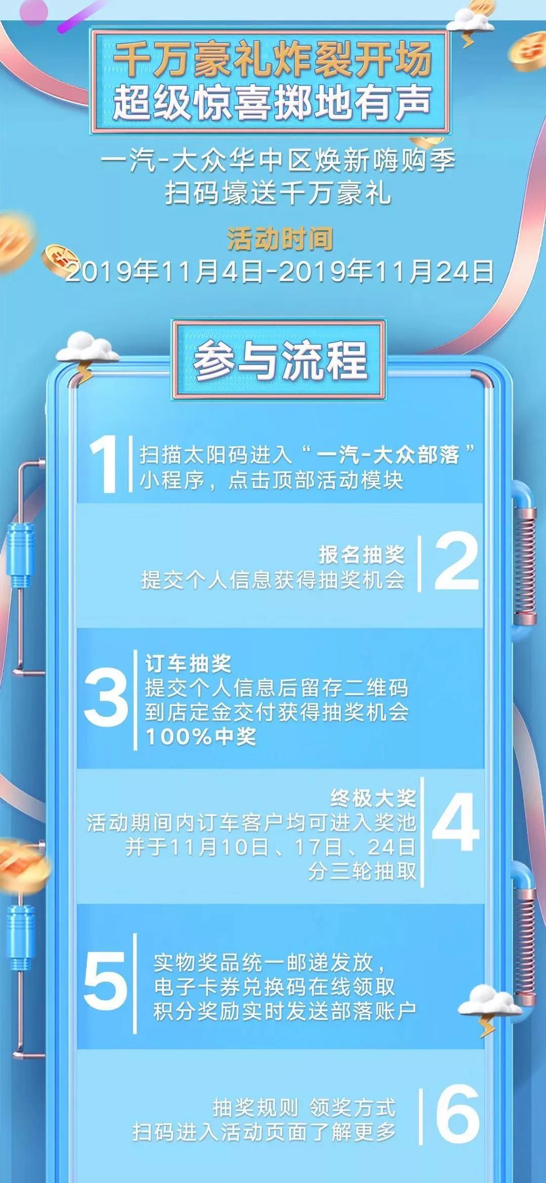 拼“利”度！银座一汽-大众1900万辆献礼“双11狂欢购车节”！