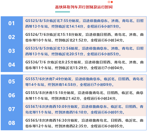 日照-临沂-曲阜段高铁今日开通运营！“高铁环游齐鲁”成为现实！