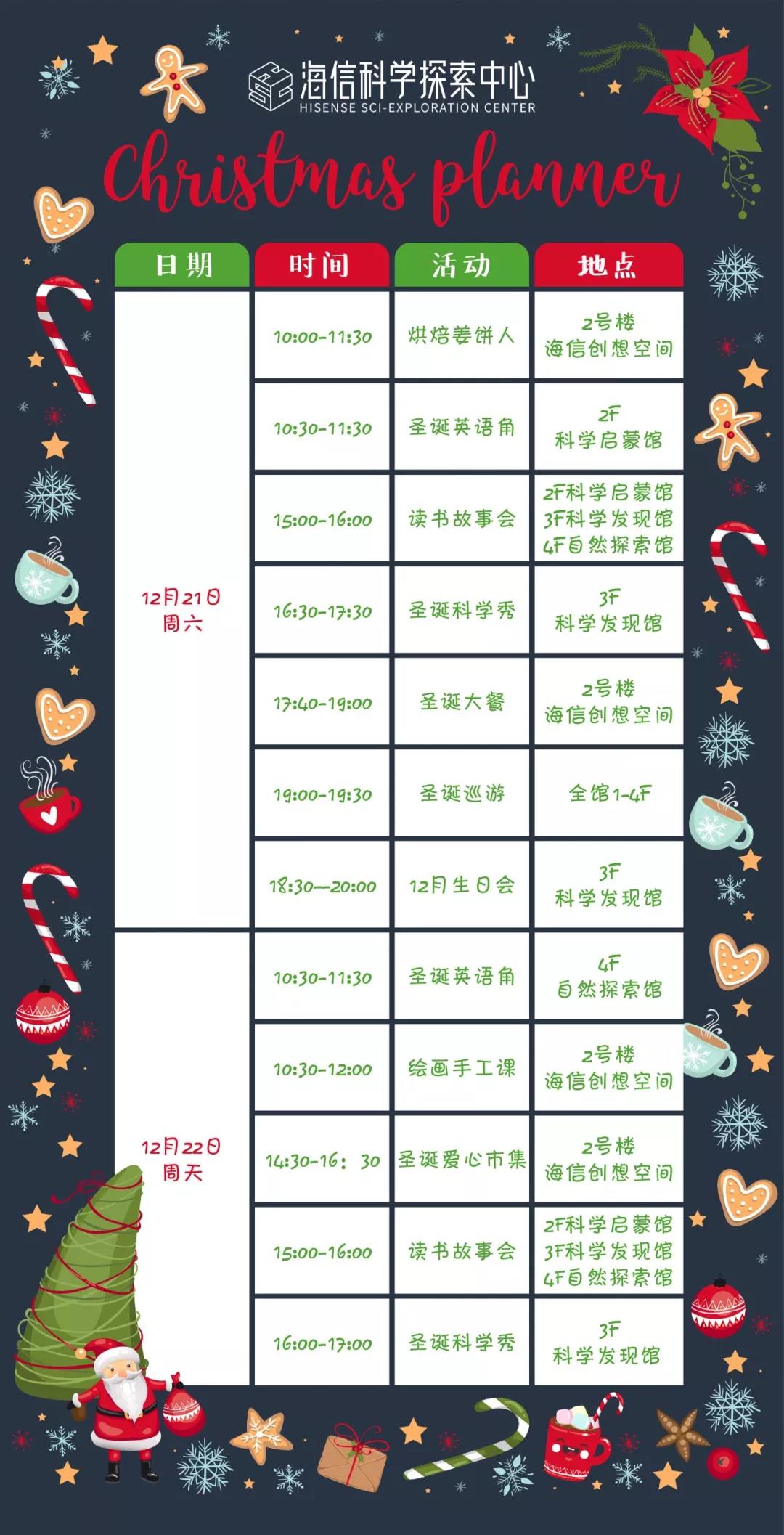 海信科学探索中心|21-22日加入科学奇幻圣诞派对，点燃孩子好奇心的种子！