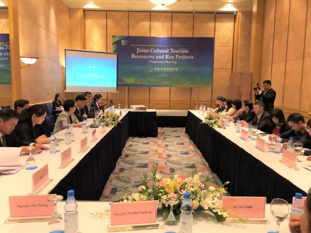济南文旅发展集团在越南、泰国开展业务洽谈与专题推介