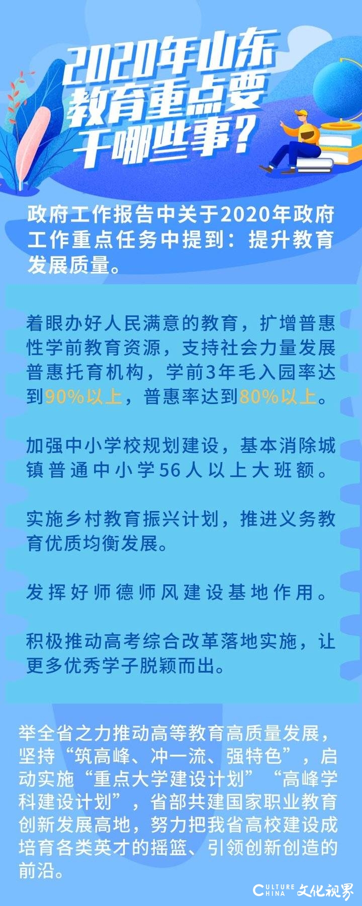 聚焦两会|山东将“举全省之力”发展高等教育  “筑高峰、冲一流、强特色”