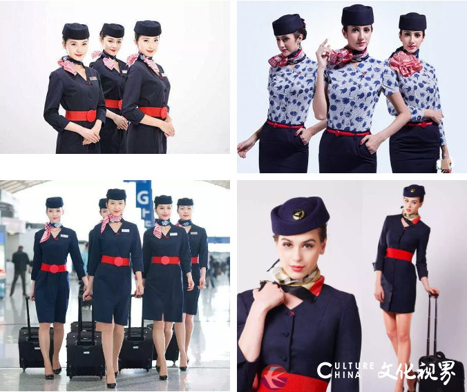 蓝航空乘|盘点国内各大航空公司制服，你心动了吗？