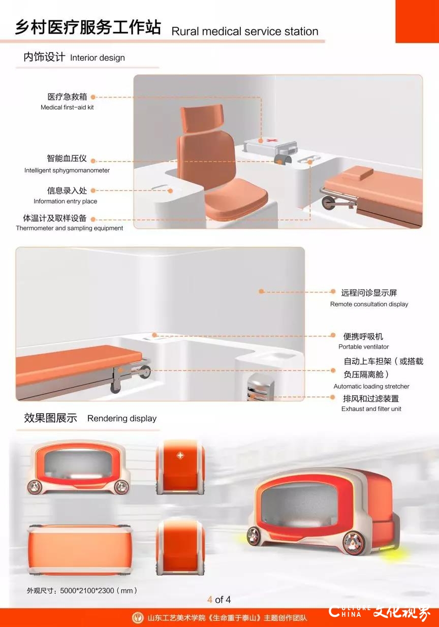 山工艺美术学院关注防疫医疗及消毒用品，推出精巧实用工业设计