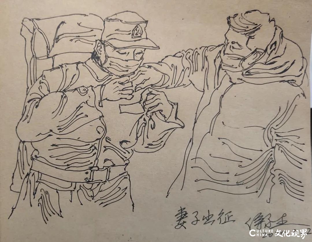 著名画家徐永生：除了心疼和感动，所能做的就是用水墨丹青参与战“疫”