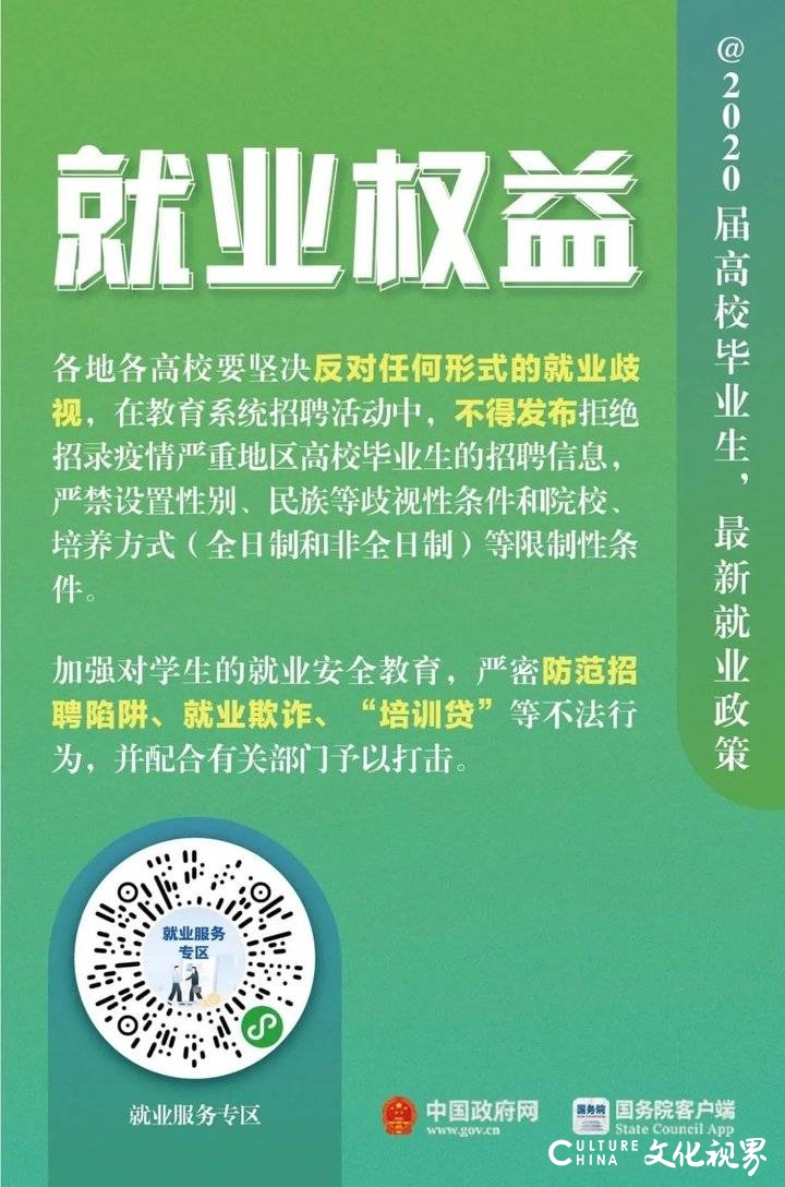 2020年毕业生有福利啦！最新就业政策都在这里