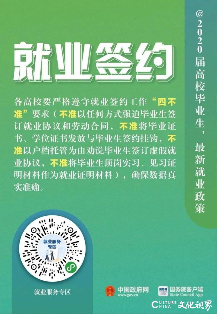 2020年毕业生有福利啦！最新就业政策都在这里