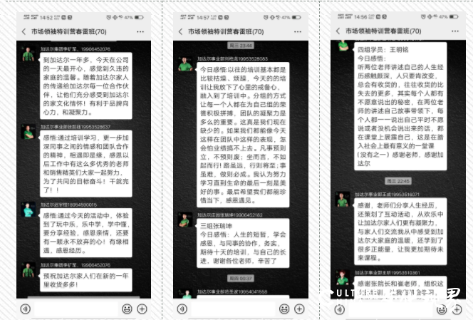抱团  加油  互托  共生——加达尔成功举办“市场领袖特训营”