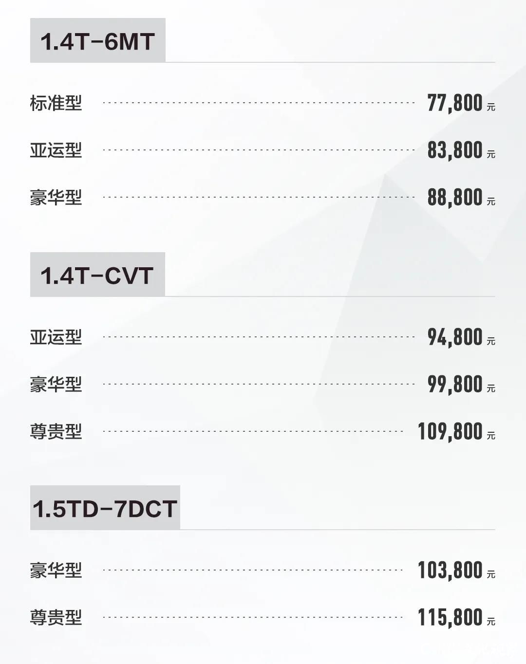 质领新中级——2020款帝豪GL焕新上市，官方指导价7.78万元起