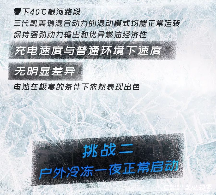 零下40℃，户外冷冻一夜正常启动   空调加热至35℃仅44秒……三代凯美瑞混合动力极寒验证“电池无忧”