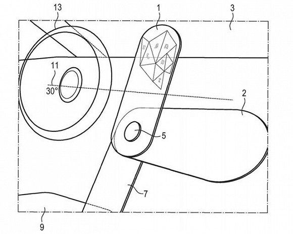 宝马旋转OLED屏专利申请通过，车主可根据具体使用场景来选择横屏或者竖屏