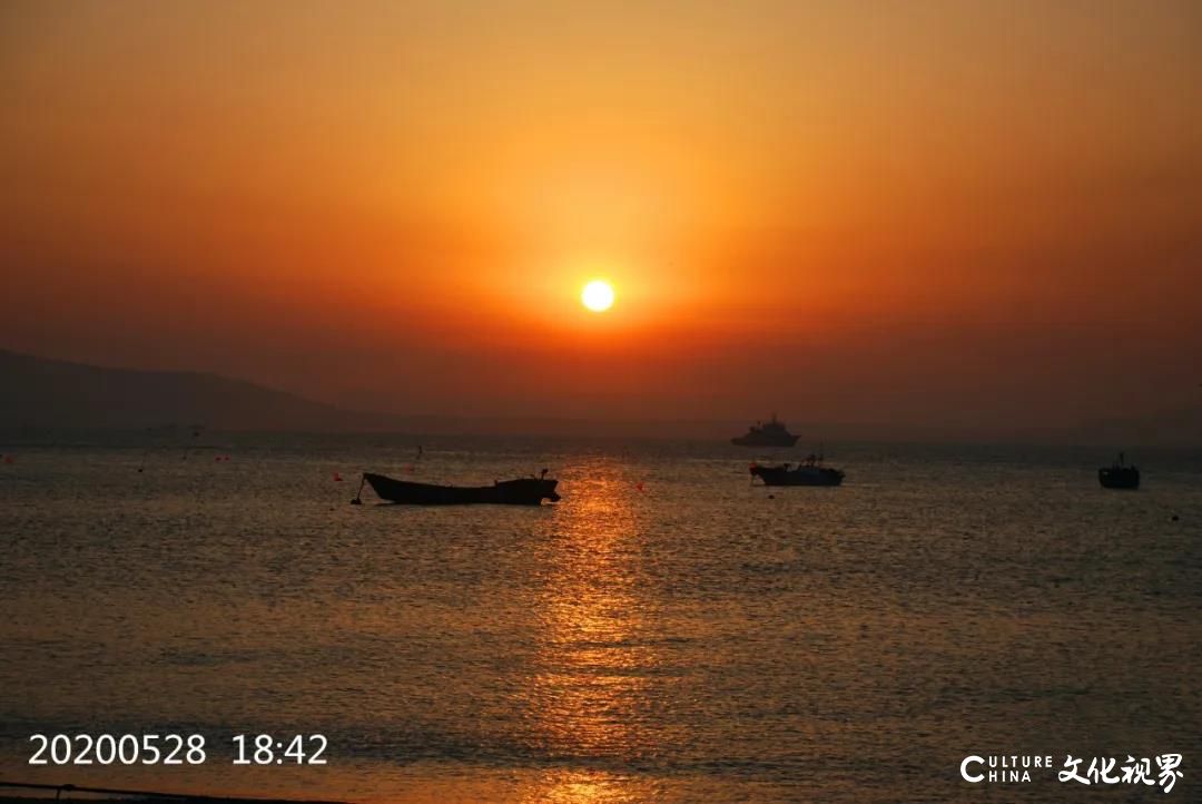 辉煌永不落幕一一田横岛“横门夕照”看最美夕阳