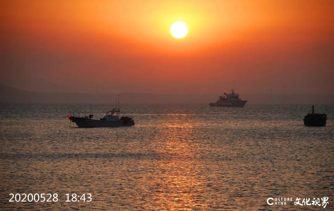 辉煌永不落幕一一田横岛“横门夕照”看最美夕阳