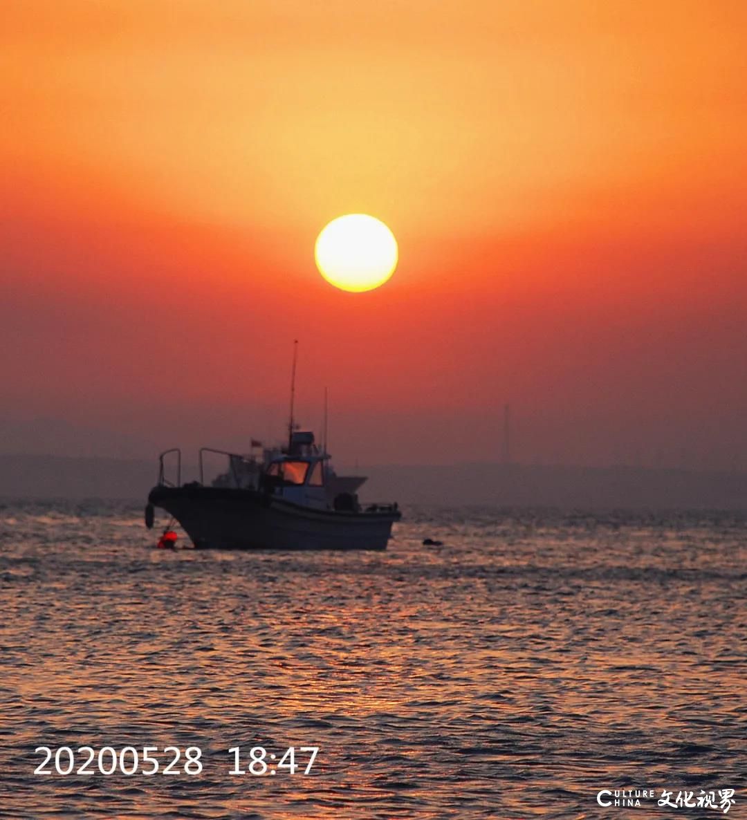 辉煌永不落幕一一田横岛“横门夕照”看最美夕阳