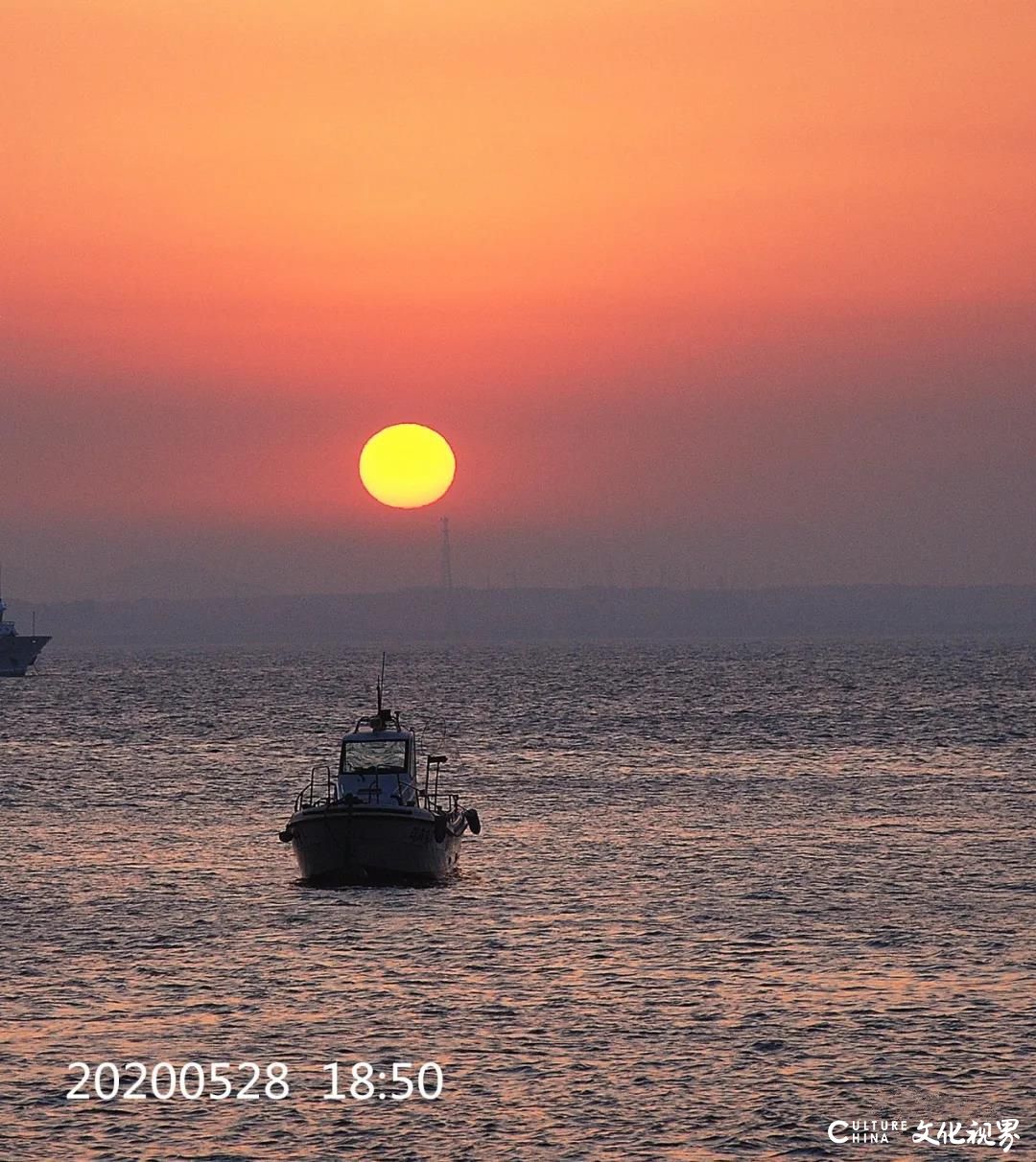 辉煌永不落幕一一田横岛“横门夕照”看最美夕阳