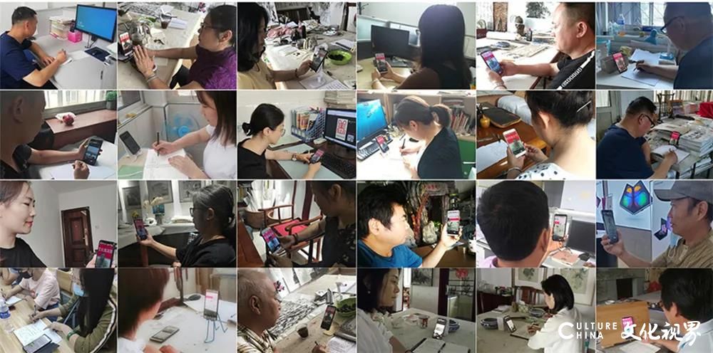 山东省美术家协会开启直播新形式，线上线下共同践行文艺志愿服务