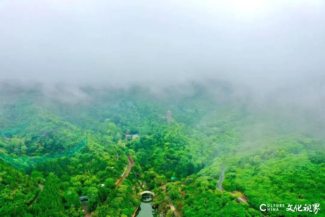 大明湖  九如山  百花洲——雨后的济南如诗如画，披上一层神奇虚幻的面纱