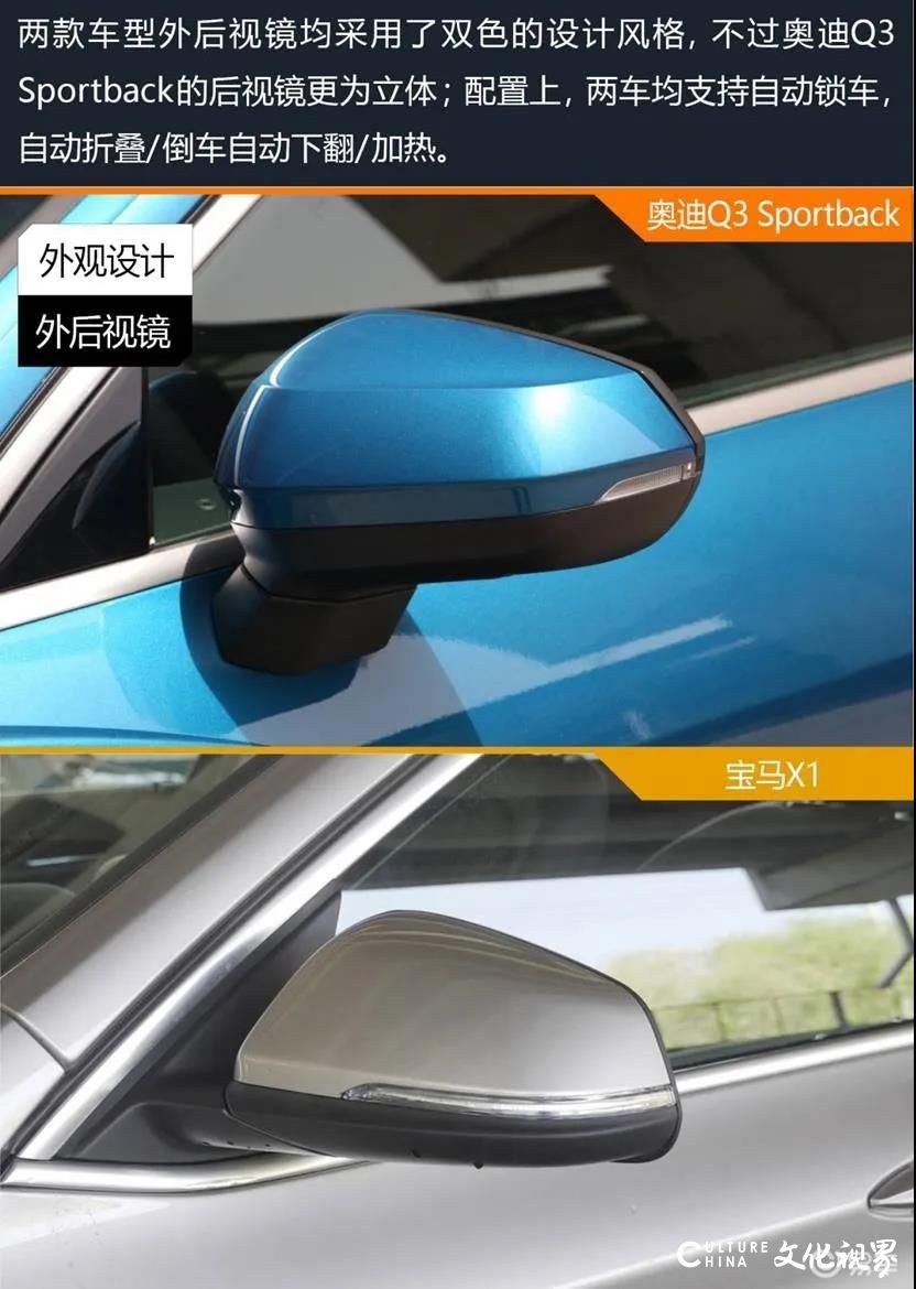 豪华入门级SUV，奥迪Q3 Sportback对比宝马X1，你选谁？