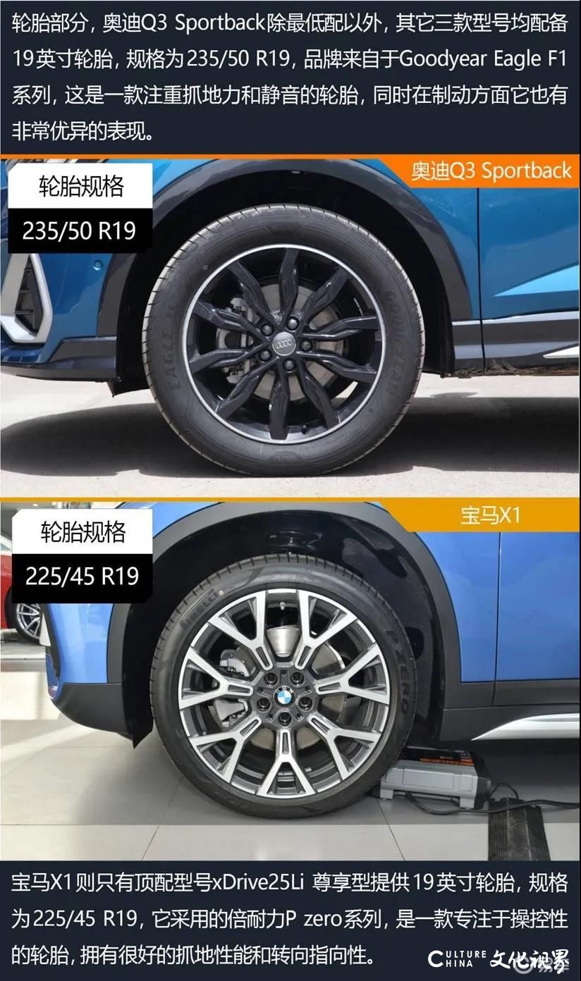 豪华入门级SUV，奥迪Q3 Sportback对比宝马X1，你选谁？