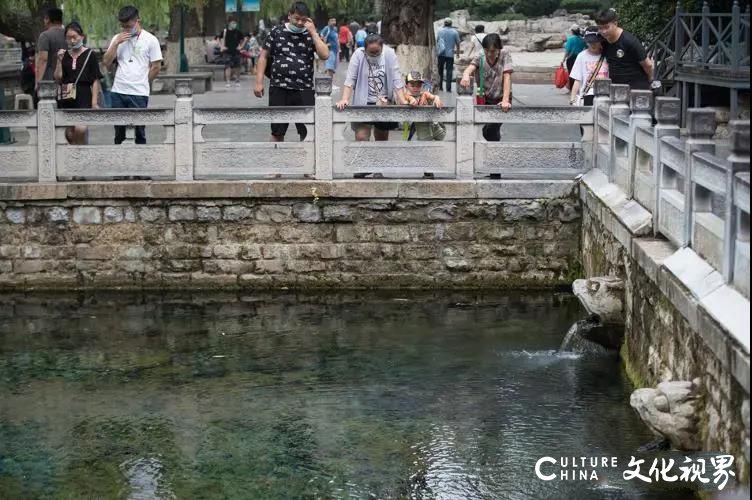 一场大雨润泉城，济南黑虎泉东侧俩虎头恢复喷水