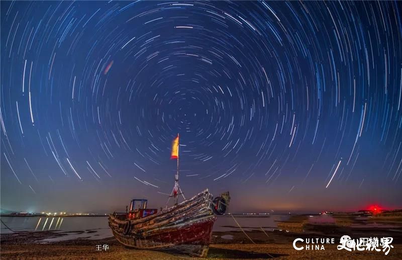 实拍田横岛夜空：浩瀚无垠 如梦如幻，星轨银河引人醉