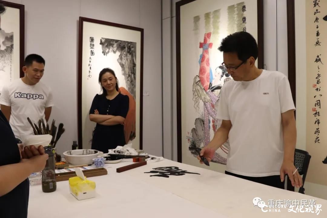 民革中央画院首个主题画创作中心在渝落成，助力重庆历史文化名城建设