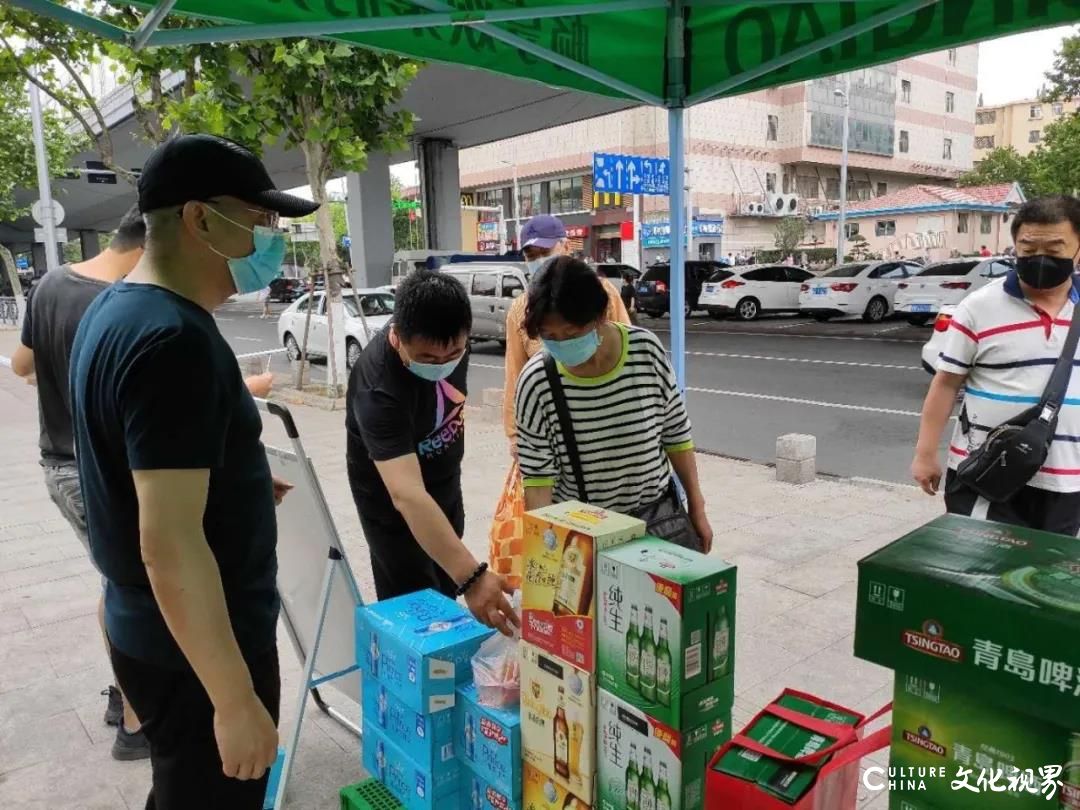 晨练回家顺手买箱啤酒：青啤社区开“早市”，新鲜啤酒送上门