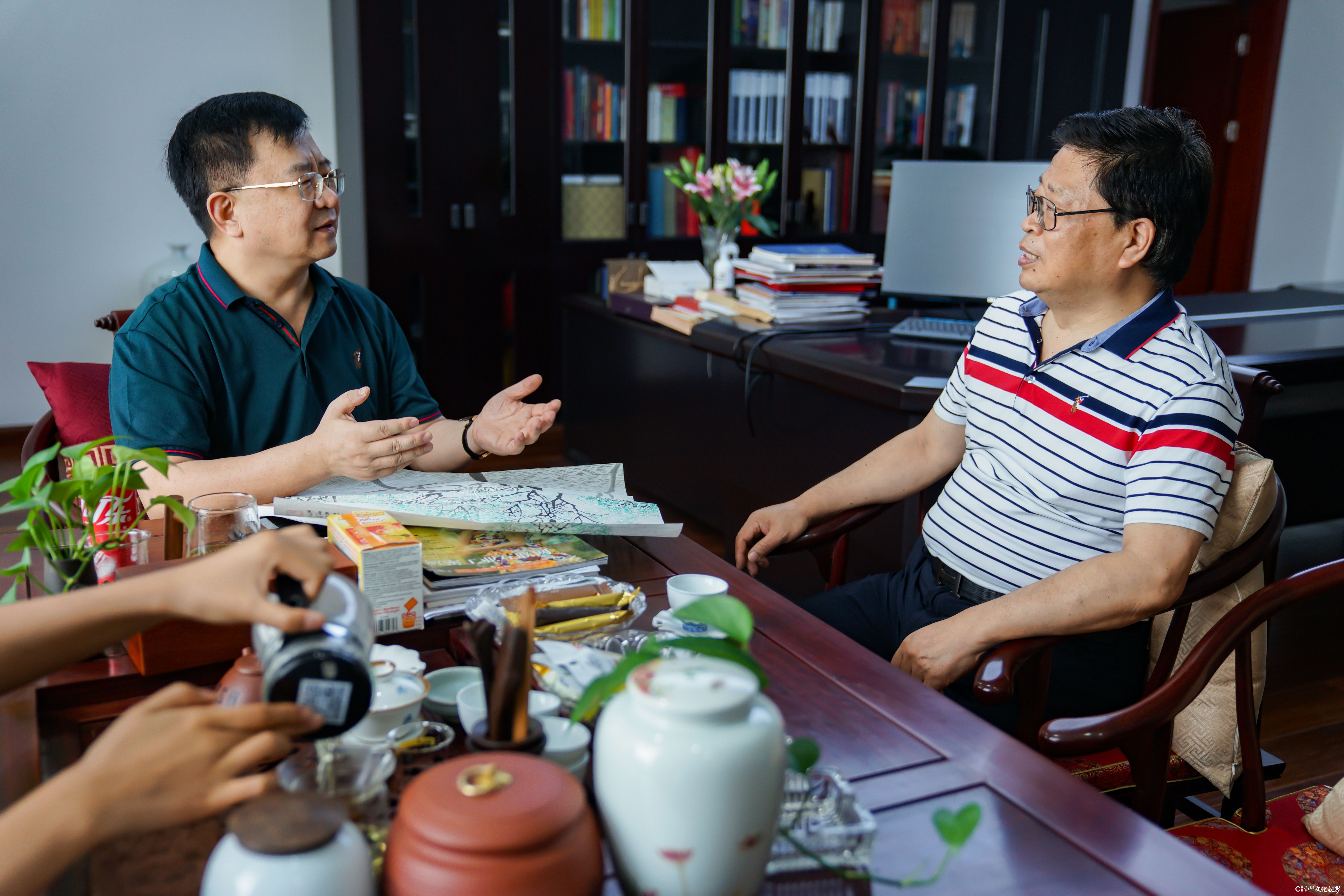 岁月不居   友谊常在——中国山水画院马骏院长走进文化视界