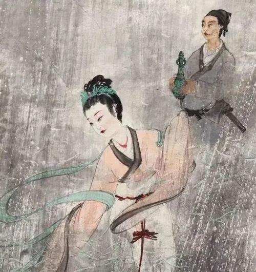 自古大师爱江山也爱美人——著名画家傅抱石“勾魂三绝”画作欣赏