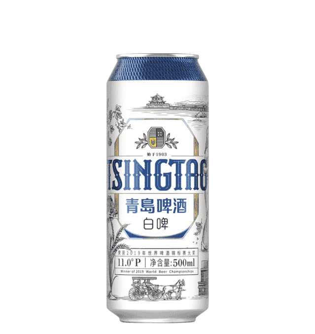 我用经典蓝白搭  微醺你芬芳之夏——焕新包装的“青岛啤酒白啤”第一口就与众不同