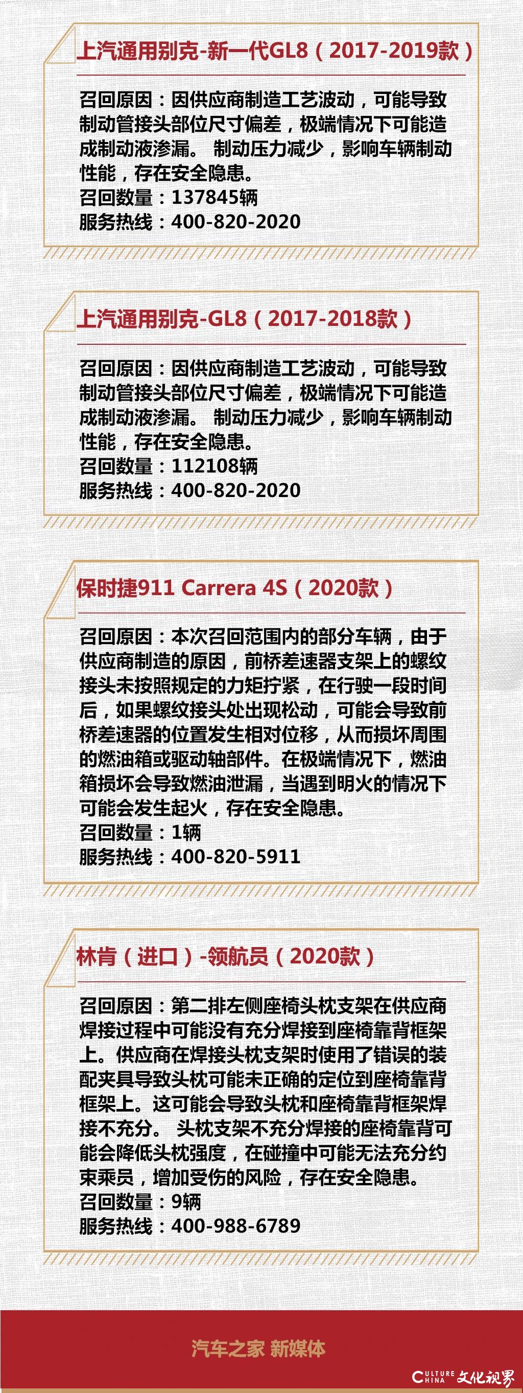 7月乘用车召回35.69万辆车，上海通用排第一  美系成主力