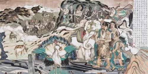 著名画家王敬易“走进泰山”全国名家中国画邀请展作品鉴赏