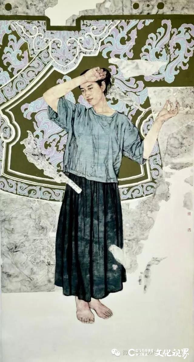 画里寻诗   美艳动人——济南大成美术馆馆长张春艳人物画欣赏