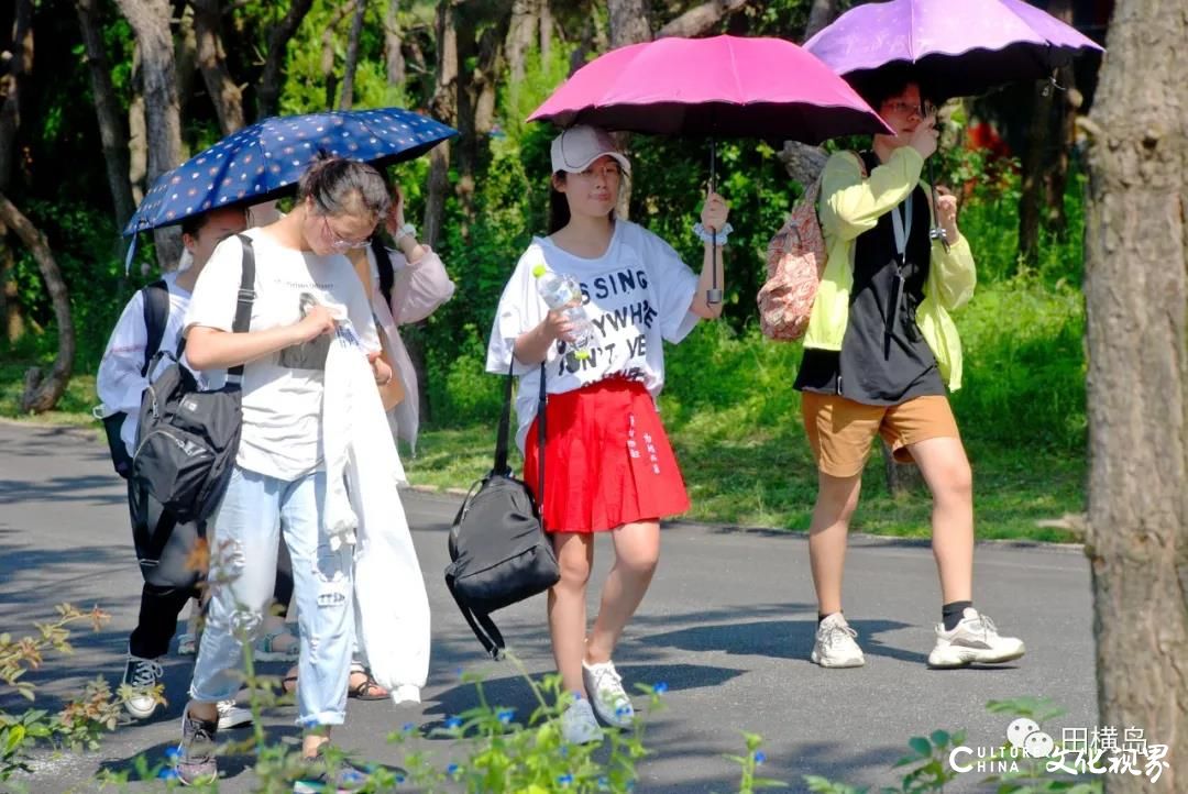 海岸线上好时光——青岛田横岛上游人如织，尤其受到假日里孩子的欢迎