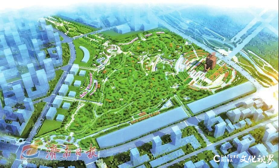 济钢片区开发正式启动 济南东城再造一个“泉城公园”，这个标志性建筑被保留