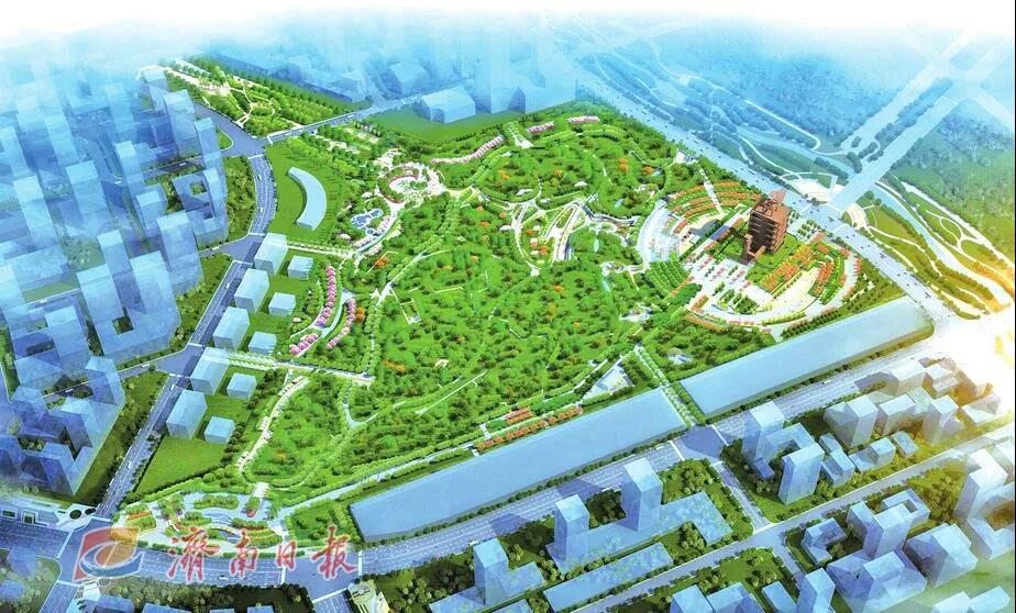 济钢片区开发正式启动 济南东城再造一个“泉城公园”，这个标志性建筑被保留