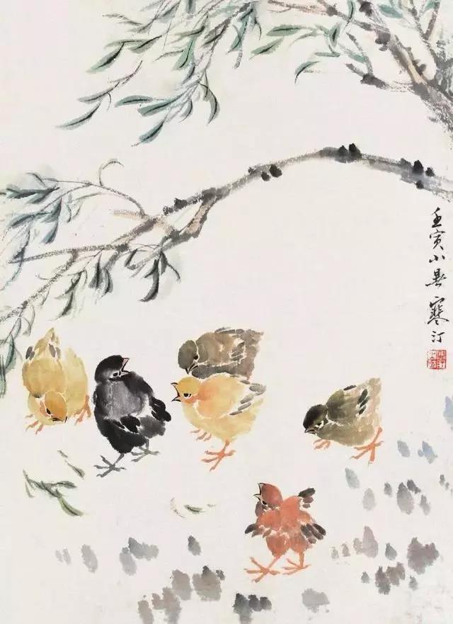 清新自然，难以超越——“海上花鸟四大名旦”之首江寒汀花鸟画鉴赏