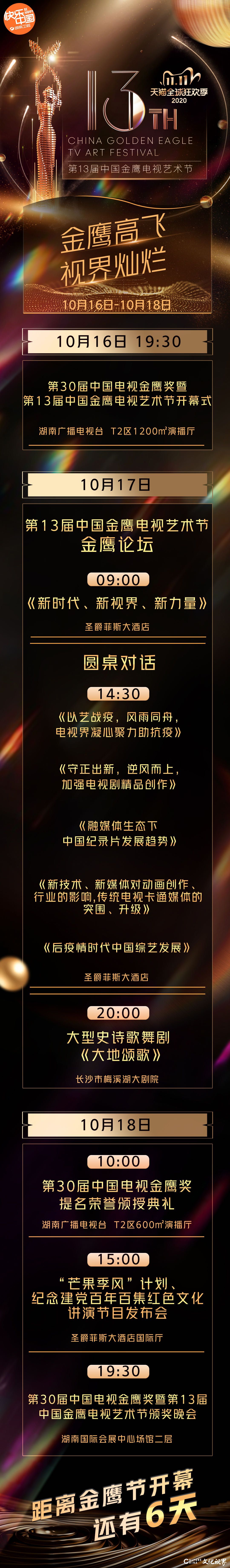 第13届中国金鹰电视艺术节将在长沙举行，今年金鹰节不再颁出水晶杯