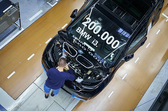 第20万台车下线准备交付，宝马i3成为全球最畅销紧凑型高档电动车