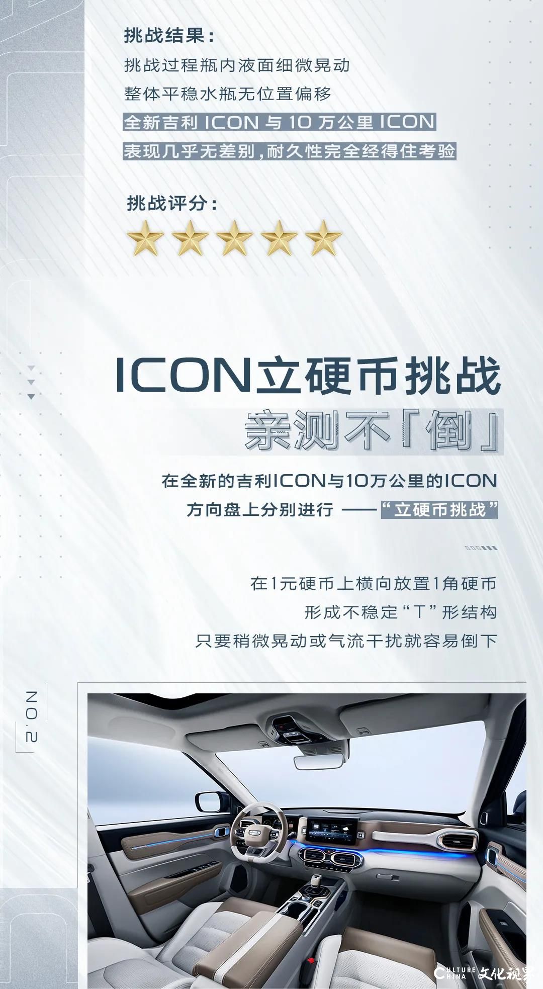 吉利ICON发起十万公里“发动机耐久性”大挑战，验证ICON“平顺性”与“耐久性”的技术自信