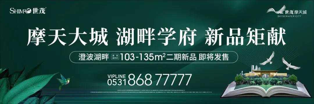 集结湖景、路网、商业、教育等全方位配套，济阳世茂摩天城为您揭秘大城红盘背后的价值