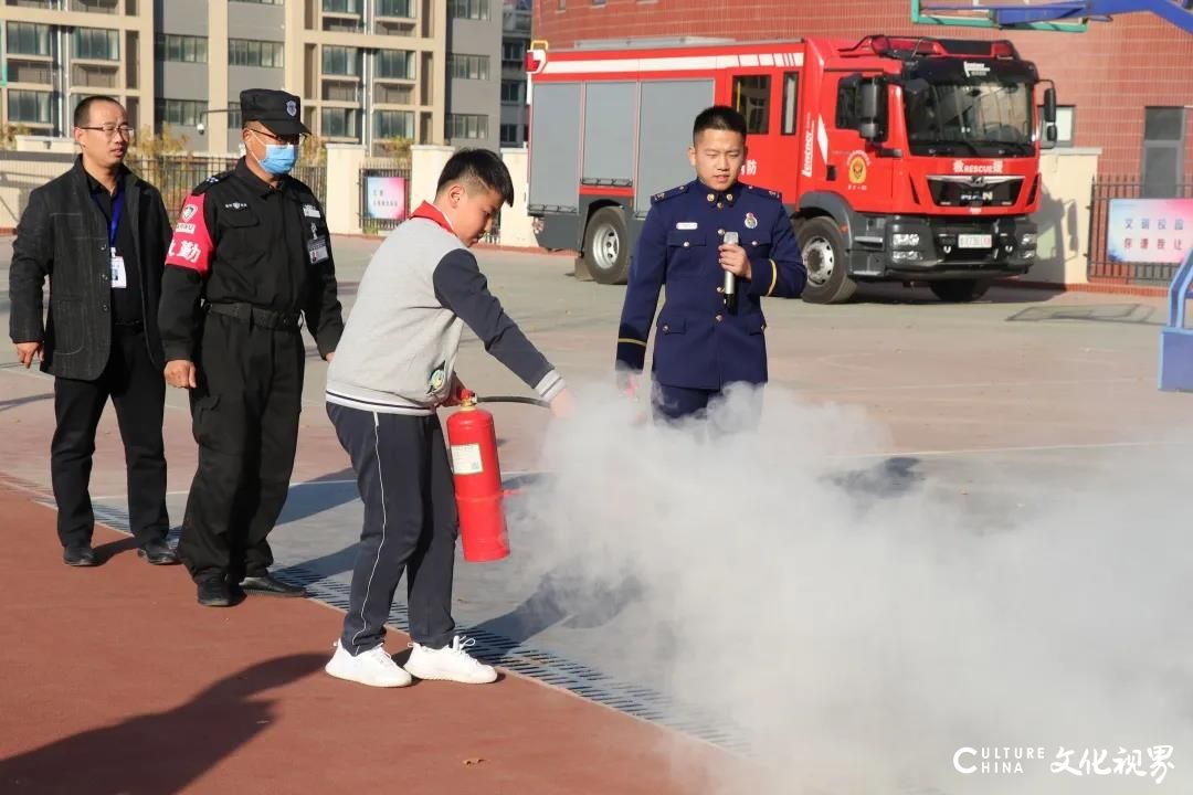 济南高新汉峪小学开展“五个一”系列消防安全主题活动，强化消防安全教育