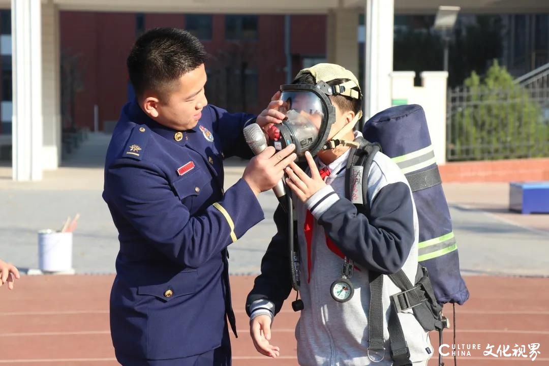 济南高新汉峪小学开展“五个一”系列消防安全主题活动，强化消防安全教育