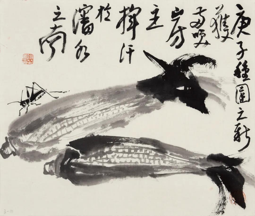 惬意生活“大自在”，清风小园得“秋获”——青年画家刘逊芝用水墨记录时下真实的人生印迹