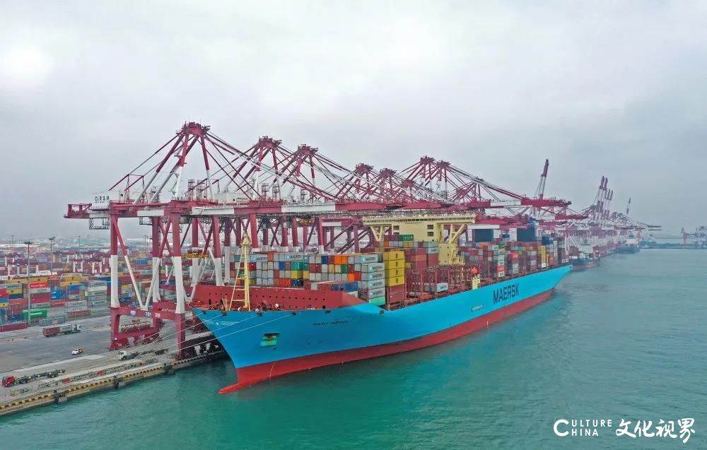 山东港口青岛港以精准高效的服务，创造了2M联盟欧洲线全球两项新纪录