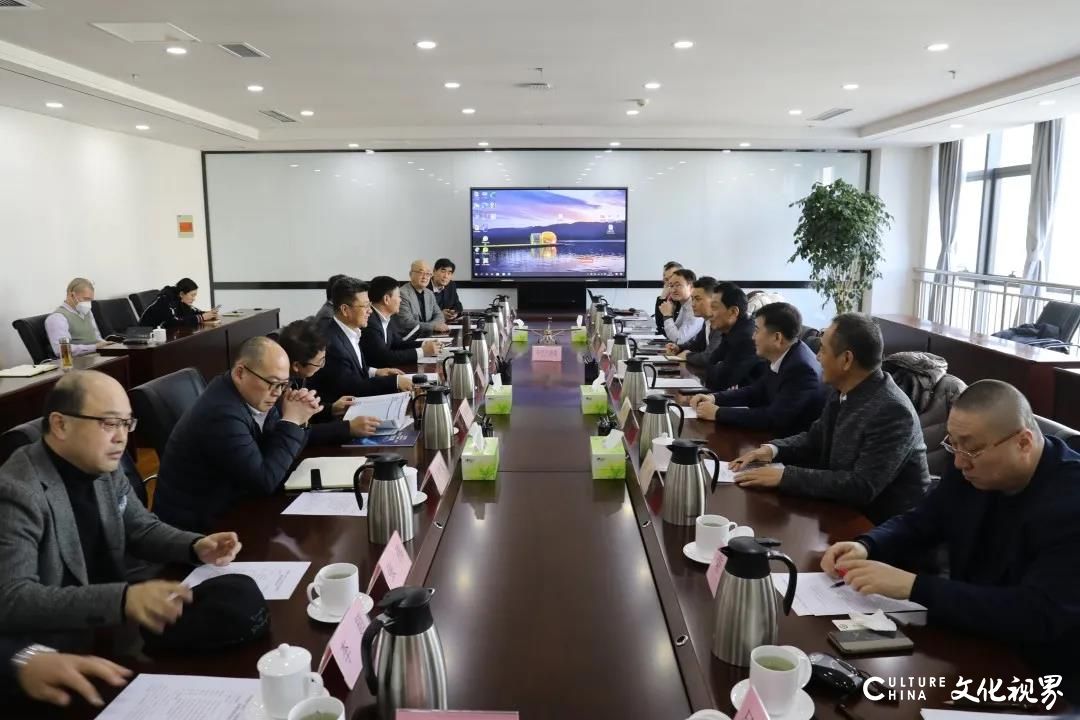中国电子商会会长王宁携会员企业赴济南文旅集团参观考察，并就相关项目合作展开交流