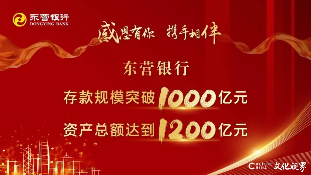 东营银行再上新台阶：存款规模突破1000亿元， 资产总额达到1200亿元