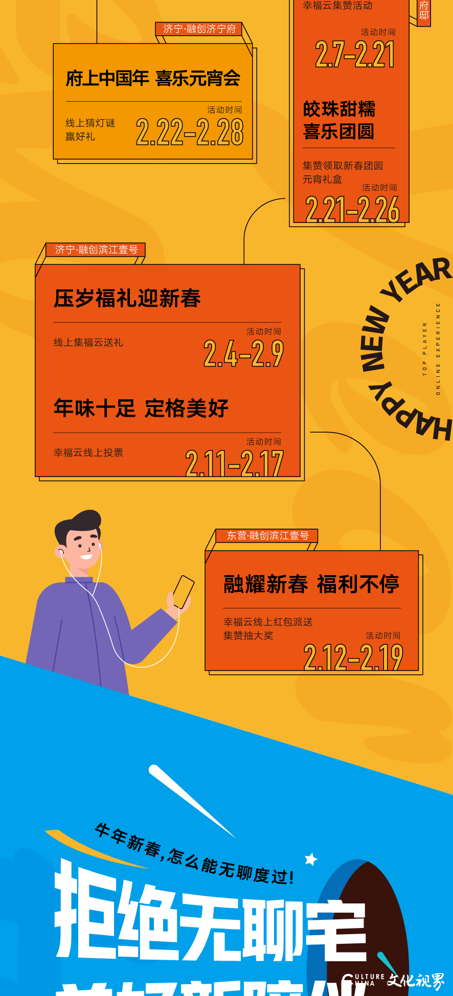 新春不打烊，融创济南5城11盘倾情联动，线上线下活动精彩纷呈