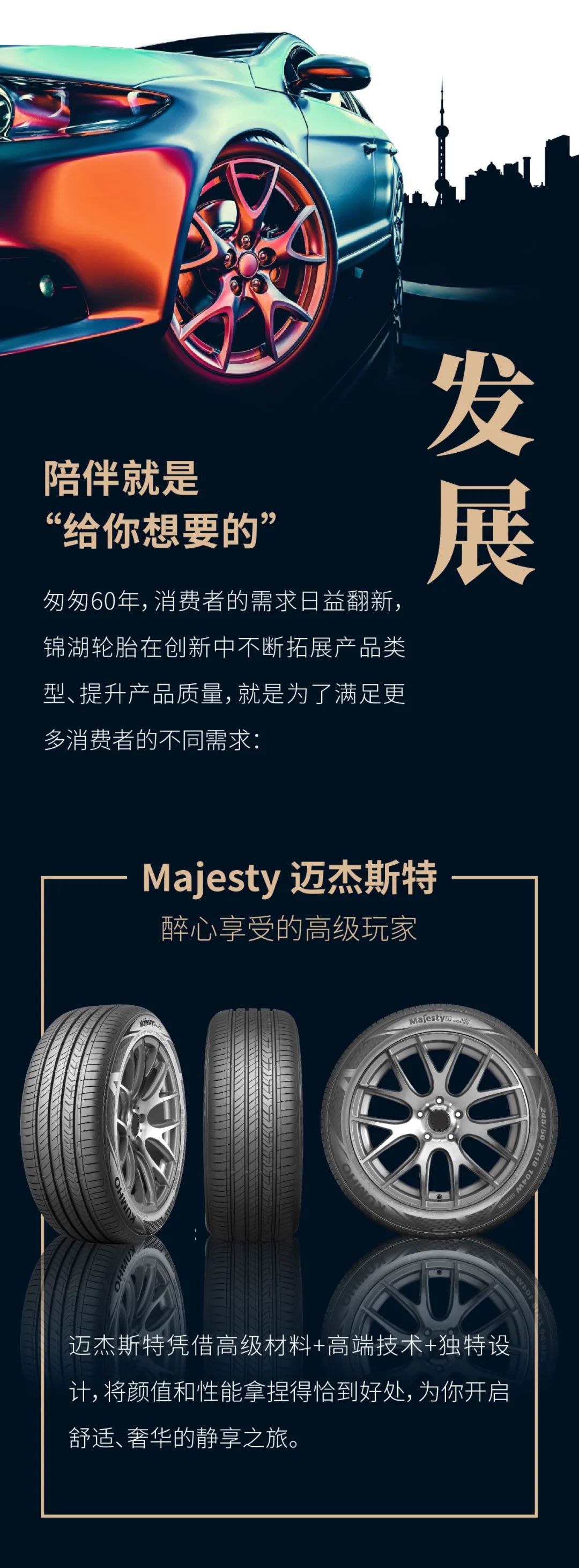 1961-2021，锦湖轮胎持续提供优质产品  专注陪伴60年