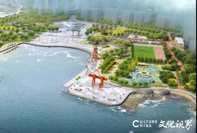 威海荣成市石岛桃园滨海公园开建，由五座大型海景公园串联成珠的“园子”文化即将形成